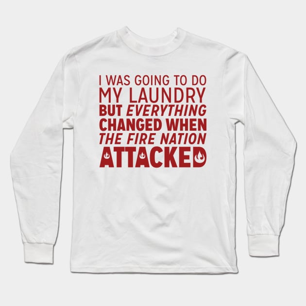 I was going to do my laundry Long Sleeve T-Shirt by RachaelMakesShirts